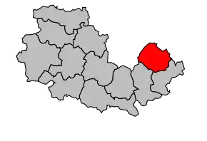 Cantonul Le Grand-Lucé în cadrul arondismentului