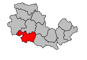 Cantonul La Flèche în cadrul arondismentului