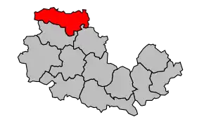 Cantonul Loué în cadrul arondismentului