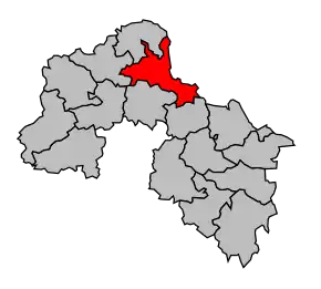 Cantonul Mamers în cadrul arondismentului