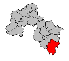 Cantonul Saint-Calais în cadrul arondismentului