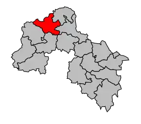 Cantonul Saint-Paterne în cadrul arondismentului