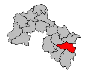 Cantonul Vibraye în cadrul arondismentului