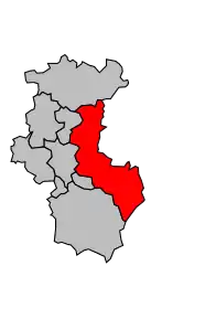 Cantonul Le Mans-Est-Campagne în cadrul arondismentului