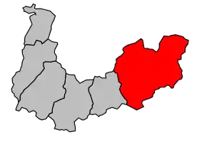 Cantonul Lanslebourg-Mont-Cenis în cadrul arondismentului