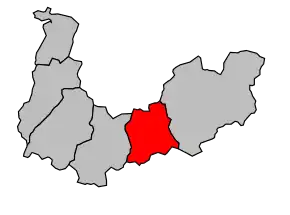 Cantonul Modane în cadrul arondismentului