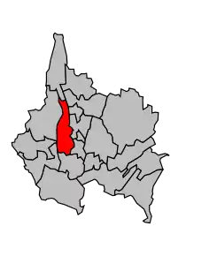 Cantonul La Motte-Servolex în cadrul arondismentului