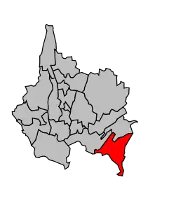 Cantonul La Rochette în cadrul arondismentului