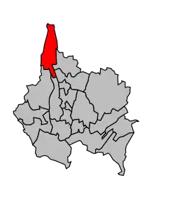 Cantonul Ruffieux în cadrul arondismentului