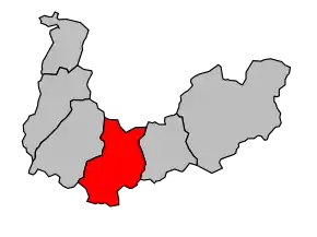 Cantonul Saint-Michel-de-Maurienne în cadrul arondismentului