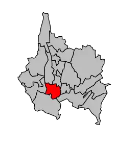 Cantonul Cognin în cadrul arondismentului