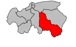 Cantonul Le Biot în cadrul arondismentului