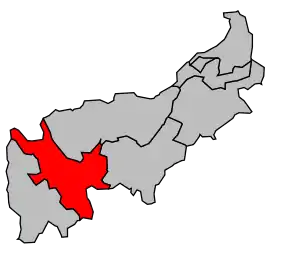 Cantonul Frangy în cadrul arondismentului