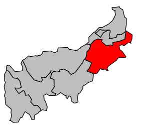 Cantonul Reignier-Ésery în cadrul arondismentului