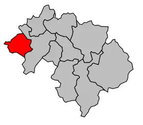 Cantonul La Roche-sur-Foron în cadrul arondismentului