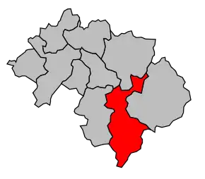 Cantonul Saint-Gervais-les-Bains în cadrul arondismentului