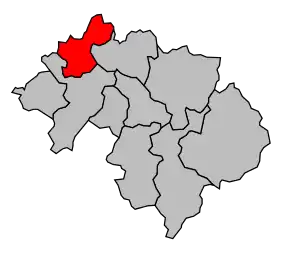 Cantonul Saint-Jeoire în cadrul arondismentului