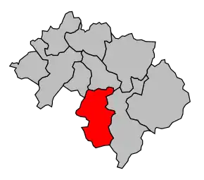 Cantonul Sallanches în cadrul arondismentului