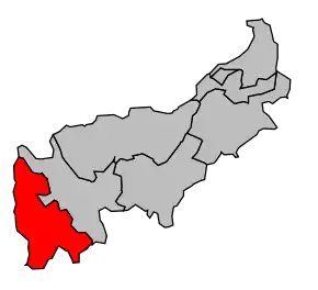 Cantonul Seyssel (Haute-Savoie) în cadrul arondismentului