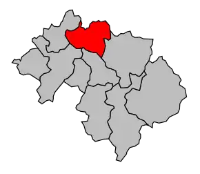 Cantonul Taninges în cadrul arondismentului