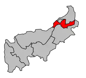 Cantonul Annemasse-Sud în cadrul arondismentului