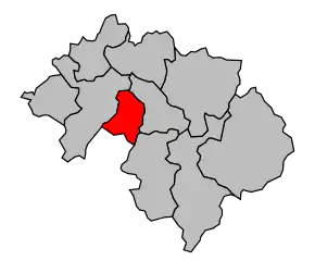 Cantonul Scionzier în cadrul arondismentului