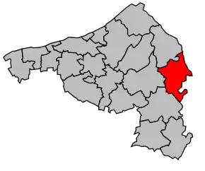 Cantonul Aumale în cadrul arondismentului