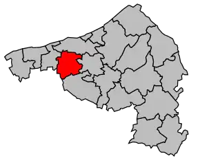 Cantonul Bacqueville-en-Caux în cadrul arondismentului