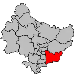 Cantonul Boos în cadrul arondismentului