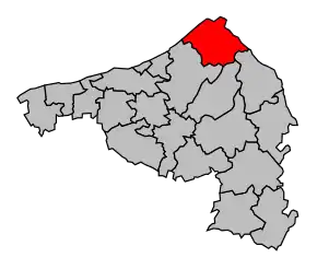 Cantonul Eu în cadrul arondismentului