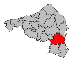 Cantonul Forges-les-Eaux în cadrul arondismentului