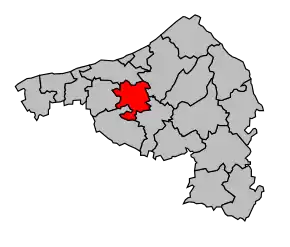 Cantonul Longueville-sur-Scie în cadrul arondismentului