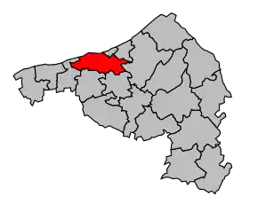 Cantonul Offranville în cadrul arondismentului