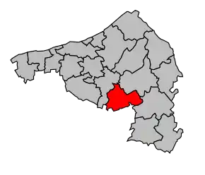 Cantonul Saint-Saëns în cadrul arondismentului