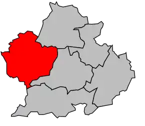 Cantonul La Chapelle-la-Reine în cadrul arondismentului