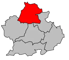 Cantonul Fontainebleau în cadrul arondismentului