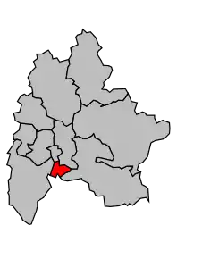 Cantonul Melun-Sud în cadrul arondismentului