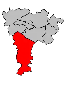 Cantonul Houdan în cadrul arondismentului