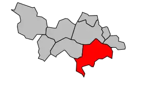 Cantonul Versailles-Sud în cadrul arondismentului
