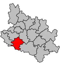 Cantonul Beauvoir-sur-Niort în cadrul arondismentului