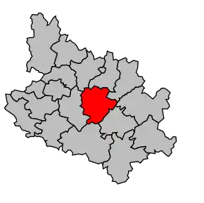 Cantonul Celles-sur-Belle în cadrul arondismentului