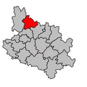 Cantonul Champdeniers-Saint-Denis în cadrul arondismentului