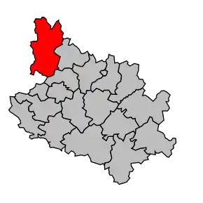 Cantonul Coulonges-sur-l'Autize în cadrul arondismentului