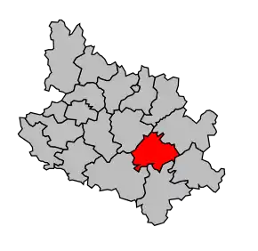 Cantonul Melle în cadrul arondismentului