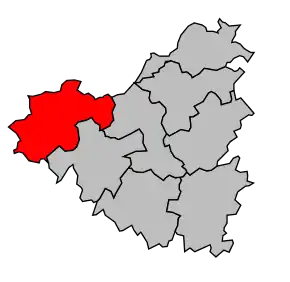 Cantonul Moncoutant în cadrul arondismentului