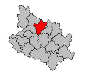 Cantonul Saint-Maixent-l'École-1 în cadrul arondismentului