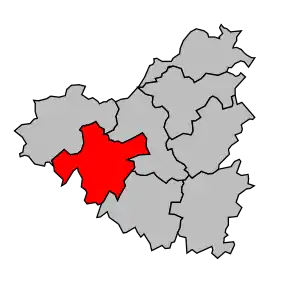 Cantonul Secondigny în cadrul arondismentului