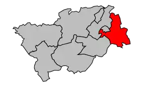 Cantonul Thouars-1 în cadrul arondismentului