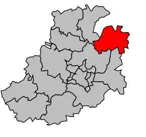 Cantonul Acheux-en-Amiénois în cadrul arondismentului