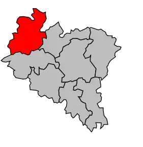 Cantonul Albert în cadrul arondismentului